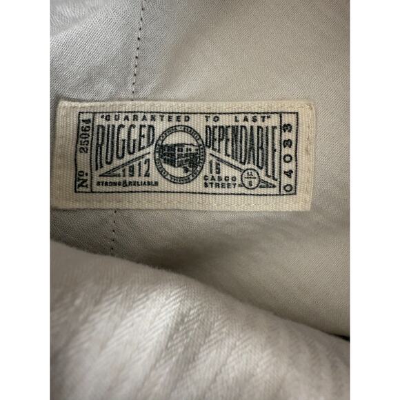 LL Bean Signature Womens Size 12 Rugged Cotton Blend Chino Pants Brown Button - Picture 12 of 13